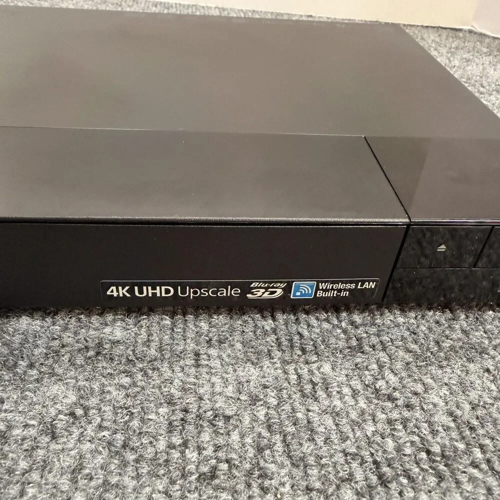Sony Blu-ray DVD Player Black BDP-S6500 4K Upscale 3D Wi-Fi HDMI USB Streaming